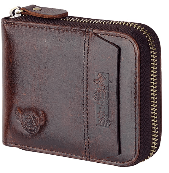 best men's zipper wallet