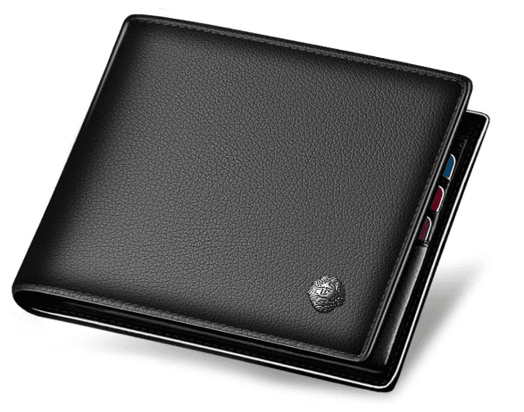 Men's Wallet with Zipper Inside 