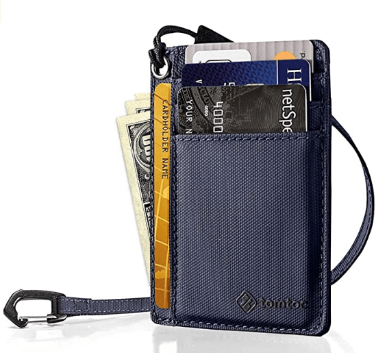 men’s wallet with keyring