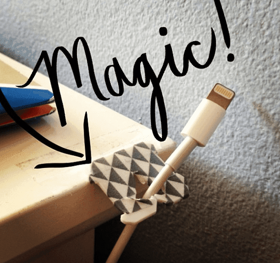 Bread clip in wallet